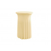 TENTino Elastický obrus SKIRTING na koktailový bistro stôl 80 cm VIAC FARIEB Farba obrusu: ŠAMPAŇ / CHAMPAGNE TENTino Elastický obrus SKIRTING na koktailový bistro stôl 80 cm VIAC FARIEB Farba obrusu: ŠAMPAŇ / CHAMPAGNE