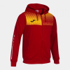 ECO SUPERNOVA ZIP-UP HOODIE mikina s kapucňou červená žltá XS ECO SUPERNOVA ZIP-UP HOODIE mikina s kapucňou červená žltá XS