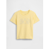 GAP Baby tričko s logom Žltá 12-18M Žltá Žltá GAP Baby tričko s logom Žltá 12-18M Žltá Žltá