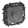 Legrand Niloé™ STEP Izbový termostat, 1 bezpotenciálový prepínací (NO/NC) kontakt, Oceľ Legrand Niloé™ STEP Izbový termostat, 1 bezpotenciálový prepínací (NO/NC) kontakt, Oceľ