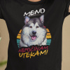 Tričko s potlačou ALJAŠSKÝ MALAMUT + slogan Pánsky Čierna 122 cm/6 rokov Tričko s potlačou ALJAŠSKÝ MALAMUT + slogan Pánsky Čierna 122 cm/6 rokov