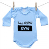 Boodyy Modré body s dlhým rukávom Taký krstný syn 92 (18-24 mesiacov) Boodyy Modré body s dlhým rukávom Taký krstný syn 92 (18-24 mesiacov)