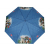Skládací deštník manuální, Psi a kočky Barvy: Modrá Skládací deštník manuální, Psi a kočky Barvy: Modrá