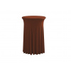 TENTino Elastický obrus SKIRTING na koktailový bistro stôl 80 cm VIAC FARIEB Farba obrusu: ČOKOLÁDOVOHNEDÁ / CHOCOLATE TENTino Elastický obrus SKIRTING na koktailový bistro stôl 80 cm VIAC FARIEB Farba obrusu: ČOKOLÁDOVOHNEDÁ / CHOCOLATE