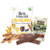 Brit Dental Stick Immuno Probiotics & Cinnamon 3x251 g & WILD FARM mäkké kuracie prsia 3x80g psia maškrta Brit Dental Stick Immuno Probiotics & Cinnamon 3x251 g & WILD FARM mäkké kuracie prsia 3x80g psia maškrta