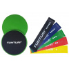 TUNTURI Set Resistance & Core Sliders Set TUNTURI Set Resistance & Core Sliders Set