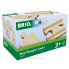 Brio Mini koleje rovné spojky 54 mm 4 ks Brio Mini koleje rovné spojky 54 mm 4 ks