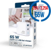 GEMBIRD TA-UC-PDQC65L-W-01, Nabíjačka, USB/USB-C GEMBIRD TA-UC-PDQC65L-W-01, Nabíjačka, USB/USB-C