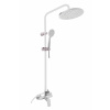 Vodovodná batéria sprchová s hlavovou a ručnou sprchou COLORADO biela/chróm Rozmer: 100 mm Vodovodná batéria sprchová s hlavovou a ručnou sprchou COLORADO biela/chróm Rozmer: 100 mm