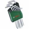 Bosch 9-dielna súprava kľúčov Torx 1600A02Z9C Bosch 9-dielna súprava kľúčov Torx 1600A02Z9C