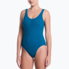 Dámske jednodielne plavky Nike Shoreline Pucker Scoop Neck black Dámske jednodielne plavky Nike Shoreline Pucker Scoop Neck black