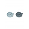 Sada tanierov Liewood Stacy Divider Suction Plate 2-Pack 2-pak LW15122 modrá ONE SIZE Sada tanierov Liewood Stacy Divider Suction Plate 2-Pack 2-pak LW15122 modrá ONE SIZE