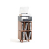 NorStone STOCKHOLM 1100 Frosted / Black (Hifi stolík) NorStone STOCKHOLM 1100 Frosted / Black (Hifi stolík)