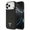 Zadný kryt Guess PU Leather Triangle Logo MagSafe pre iPhone 17 Pro Black Zadný kryt Guess PU Leather Triangle Logo MagSafe pre iPhone 17 Pro Black