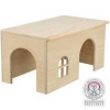 Drevený domček s rovnou strechou pre králiky 40 x 20 x 23 cm Drevený domček s rovnou strechou pre králiky 40 x 20 x 23 cm