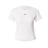 Dámske Tričko s krátkym rukávom NIKE W NSW NK CHLL KNT MD CRP FV5508-100 – Biela Dámske Tričko s krátkym rukávom NIKE W NSW NK CHLL KNT MD CRP FV5508-100 – Biela