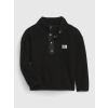 GAP Detská mikina fleece Čierna 2 ROKY GAP Detská mikina fleece Čierna 2 ROKY