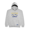 Mikina Monarchs Bratislava - Dna Šedá XL Mikina Monarchs Bratislava - Dna Šedá XL
