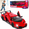 Športové pretekárske auto Lamborghini na diaľkové ovládanie, červené Športové pretekárske auto Lamborghini na diaľkové ovládanie, červené