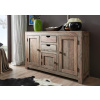 Bighome - GREY WOOD Komoda 85x130 cm, palisander Bighome - GREY WOOD Komoda 85x130 cm, palisander