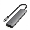 Satechi 7-v-1 USB-C Slim Adapter USB-C PD, 2x USB-A, HDMI 4K, RJ45, micro/SD Satechi 7-v-1 USB-C Slim Adapter USB-C PD, 2x USB-A, HDMI 4K, RJ45, micro/SD