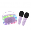 Lalarma Bluetooth Karaoke párty set + 2 mikrofóny Purple Lalarma Bluetooth Karaoke párty set + 2 mikrofóny Purple