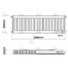 KORADO 11VK 600 x 2300 SPODNE PRIPOJENIE KORADO 11VK 600 x 2300 SPODNE PRIPOJENIE