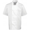 PREMIER PR 664 / Unisex kuchársky rondon s krátkym rukávom - white 5XL PREMIER PR 664 / Unisex kuchársky rondon s krátkym rukávom - white 5XL