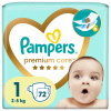 Plienky Pampers Premium Care Veľkosť 1 72 ks