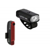 Lezyne Mini Drive 400Xl / Stick+, set svetiel na bicykel - Black/Black Lezyne Mini Drive 400Xl / Stick+, set svetiel na bicykel - Black/Black