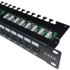 DATACOM Patch panel 24p. CAT6 UTP 3x8p LSA 1U horní zářez DATACOM Patch panel 24p. CAT6 UTP 3x8p LSA 1U horní zářez
