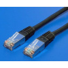 Patch kabel FTP Cat 6, 1m - černý Patch kabel FTP Cat 6, 1m - černý