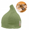 Froté čiapka do sauny, ochranná, zelená Froté čiapka do sauny, ochranná, zelená