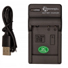 Nabíjačka USB BCF10/BCG10/BCK7 pre Panasonic DMC-FX40 FX66 FT1 FX6SV Nabíjačka USB BCF10/BCG10/BCK7 pre Panasonic DMC-FX40 FX66 FT1 FX6SV