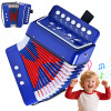 Detský akordeón, hudobný nástroj pre začiatočníkov, vhodný pre deti od 3 rokov. Detský akordeón, hudobný nástroj pre začiatočníkov, vhodný pre deti od 3 rokov.