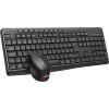 Klávesnice C-TECH WLKMC-04, bezdrátový combo set s myší, černý, USB, CZ/SK Klávesnice C-TECH WLKMC-04, bezdrátový combo set s myší, černý, USB, CZ/SK