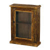 Sanu Babu Stará presklená skrinka z teakového dreva, 42x15x56cm Sanu Babu Stará presklená skrinka z teakového dreva, 42x15x56cm