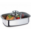 Nerezový pekáč s poklicí a teploměrem - Küchenprofi Solingen (Pekáč se skleněnou poklicí, 6 l - Küchenprofi Solingen) Nerezový pekáč s poklicí a teploměrem - Küchenprofi Solingen (Pekáč se skleněnou poklicí, 6 l - Küchenprofi Solingen)