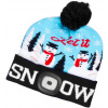 Čiapka Strend Pro X-mas Let it snow modrá L, 4x SMD LED, USB nabíjanie Čiapka Strend Pro X-mas Let it snow modrá L, 4x SMD LED, USB nabíjanie