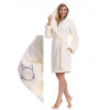 Dámsky krátky župan s kapucou Mačka Duffy smotanová M Smotanová Dámsky krátky župan s kapucou Mačka Duffy smotanová M Smotanová