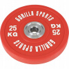 Potiahnuté/gumované závažie Gorilla Sports 25 kg Potiahnuté/gumované závažie Gorilla Sports 25 kg