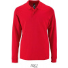 SOL'S | Perfect LSL Men, Pánske polo s dl. rukávom, červená, M SOL'S | Perfect LSL Men, Pánske polo s dl. rukávom, červená, M
