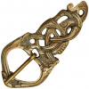 House of Warfare Vikinská přezka Jörmungandr (Had z Midgardu) na 30mm opasek, patinovaná mosaz House of Warfare Vikinská přezka Jörmungandr (Had z Midgardu) na 30mm opasek, patinovaná mosaz