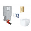 Grohe Uniset Set predstenovej inštalácie, klozetu, dosky SoftClose, tlačidla Skate Cosmopolitan a súpravy na vhadzovanie tabliet, Triple Vortex, Cool Sunrise SANI15BB4125-GR Grohe Uniset Set predstenovej inštalácie, klozetu, dosky SoftClose, tlačidla Skate Cosmopolitan a súpravy na vhadzovanie tabliet, Triple Vortex, Cool Sunrise SANI15BB4125-GR