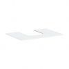 Hansgrohe Xevolos E Doska pod umývadlo, 78x55 cm, výrez uprostred, matná biela 54208700-HG Hansgrohe Xevolos E Doska pod umývadlo, 78x55 cm, výrez uprostred, matná biela 54208700-HG