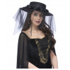 Klobúk Čierna vdova Klobúk Čierna vdova