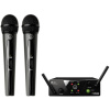 AKG WMS40MiniDual ručný sada bezdrôtového mikrofónu Druh prenosu:bezdrôtový spínač, kovový ukazovateľ, vr. ochrany proti vetru; WMS40MiniDualVocalSetISM AKG WMS40MiniDual ručný sada bezdrôtového mikrofónu Druh prenosu:bezdrôtový spínač, kovový ukazovateľ, vr. ochrany proti vetru; WMS40MiniDualVocalSetISM