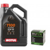 Olej MOTUL 7100 4L 20W50 + Olejový Filter Hiflo HF164 4T R 1200 GS GT K 1600 R Olej MOTUL 7100 4L 20W50 + Olejový Filter Hiflo HF164 4T R 1200 GS GT K 1600 R