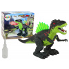 LEAN TOYS Parné svetlá s dinosaurom chrliacim oheň, na batérie, zelené LEAN TOYS Parné svetlá s dinosaurom chrliacim oheň, na batérie, zelené