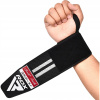 Vystužovače zápästia RDX WR11 Gym Wirst Wrap black/white OS Vystužovače zápästia RDX WR11 Gym Wirst Wrap black/white OS